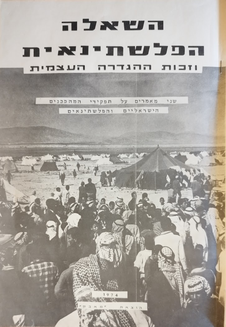 השאלה הפלשתינאית וזכות ההגדרה&nbsp;העצמית