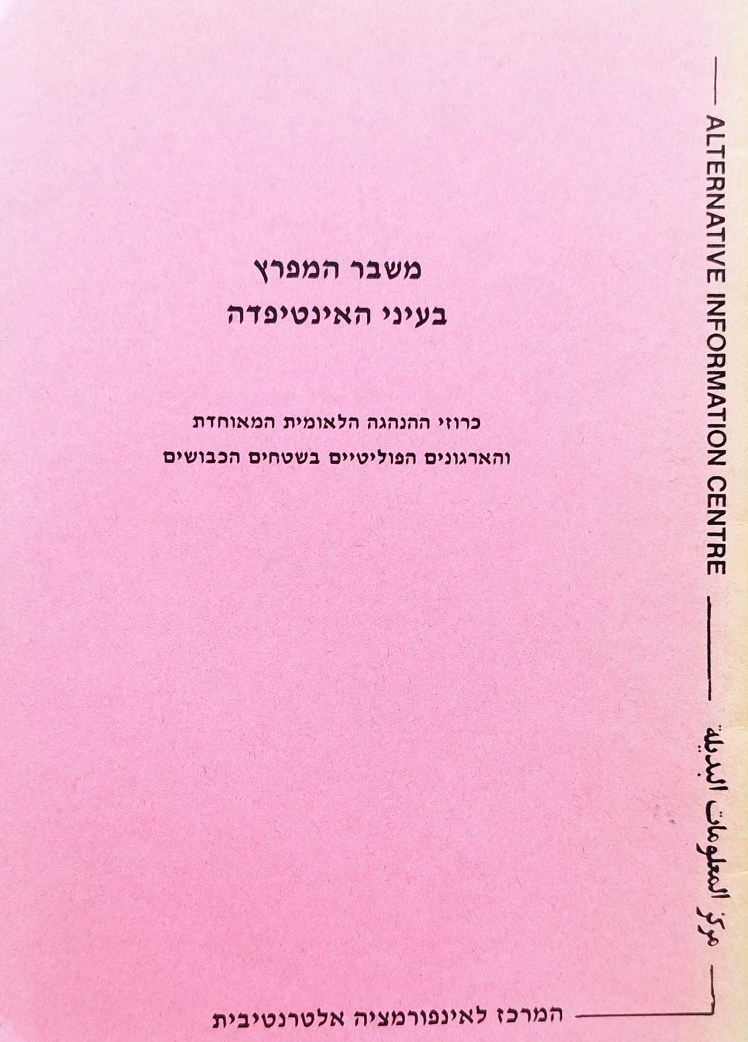 משבר המפרץ בעיני&nbsp;האינטיפדה